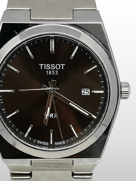 Tissot PRX Sunburst Black| Water Resistant| Sapphire Crystal| Stainless Steel