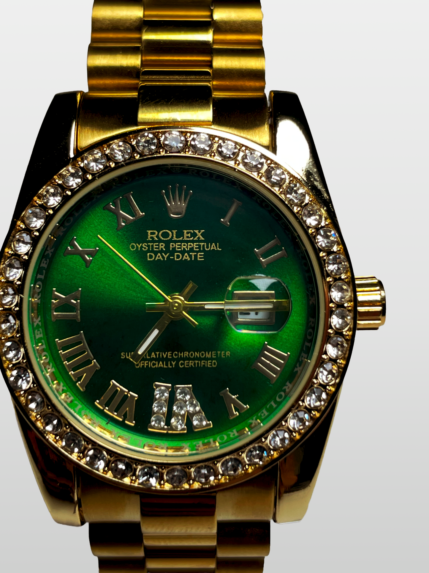 ROLEX DIAMOND GREEN DIAL