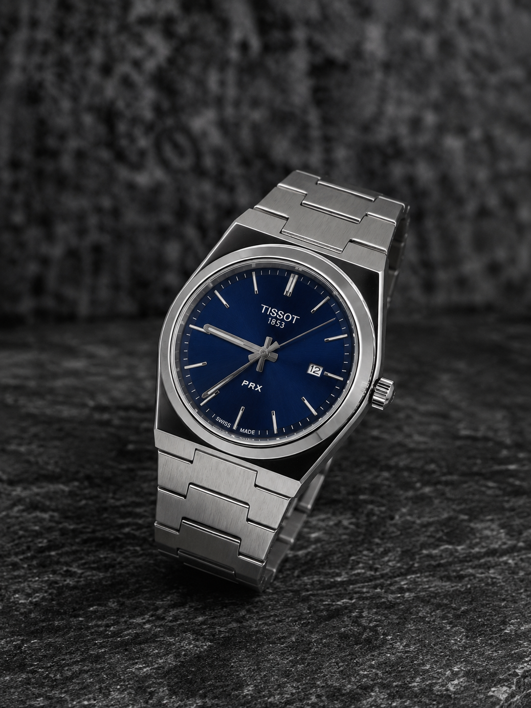 Tissot PRX Sunburst Blue