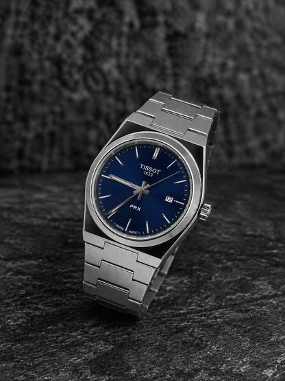 Tissot PRX Sunburst Blue
