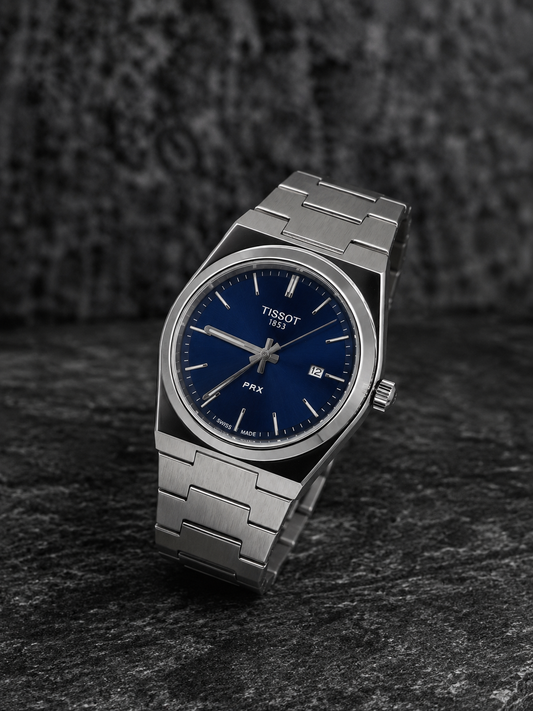 Tissot PRX Sunburst Blue