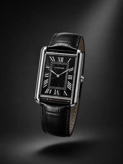 Cartier Tank Black Dial