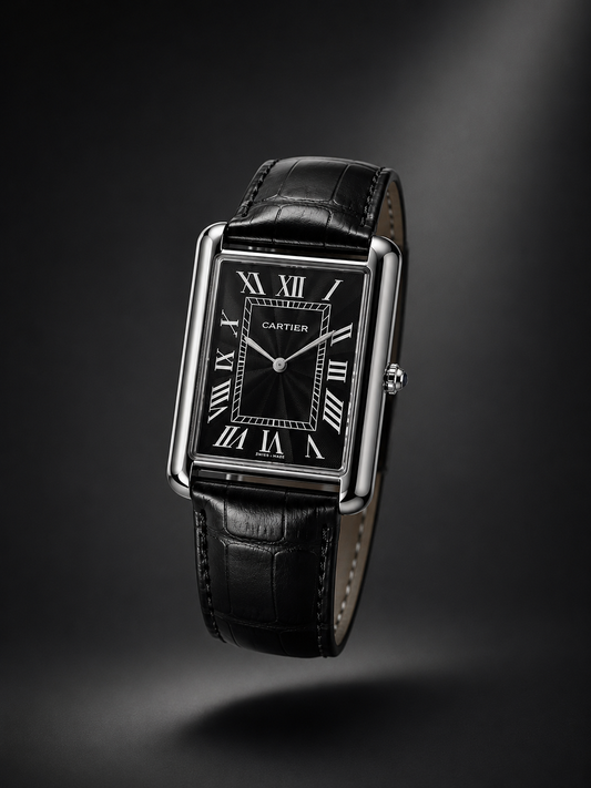 Cartier Tank Black Dial