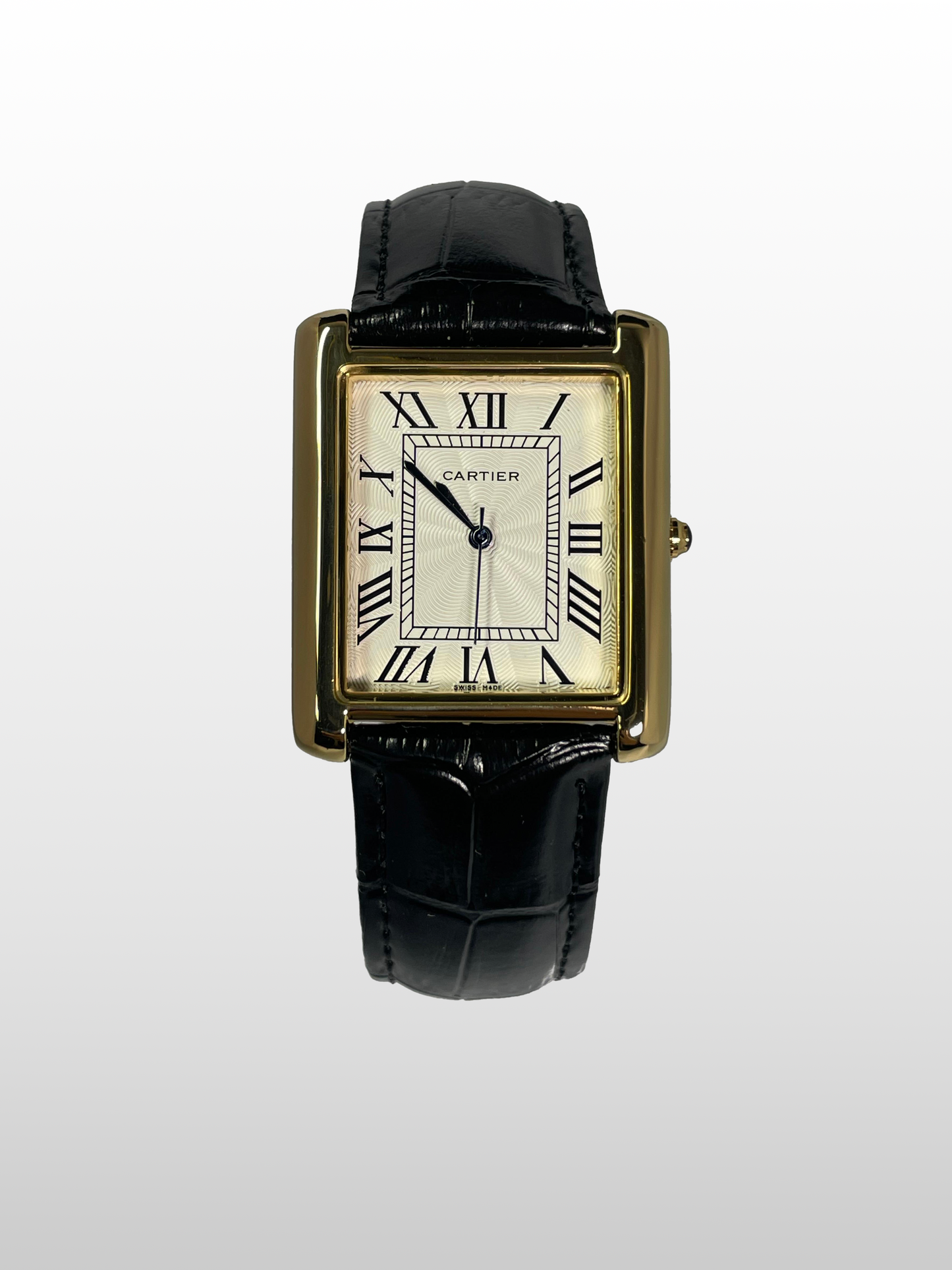 Cartier Tank Black Strap