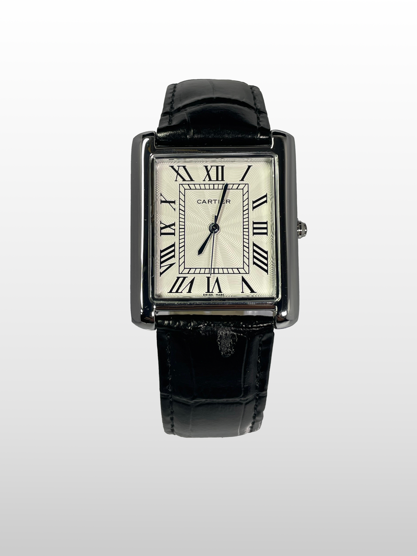 Cartier Tank Black Strap