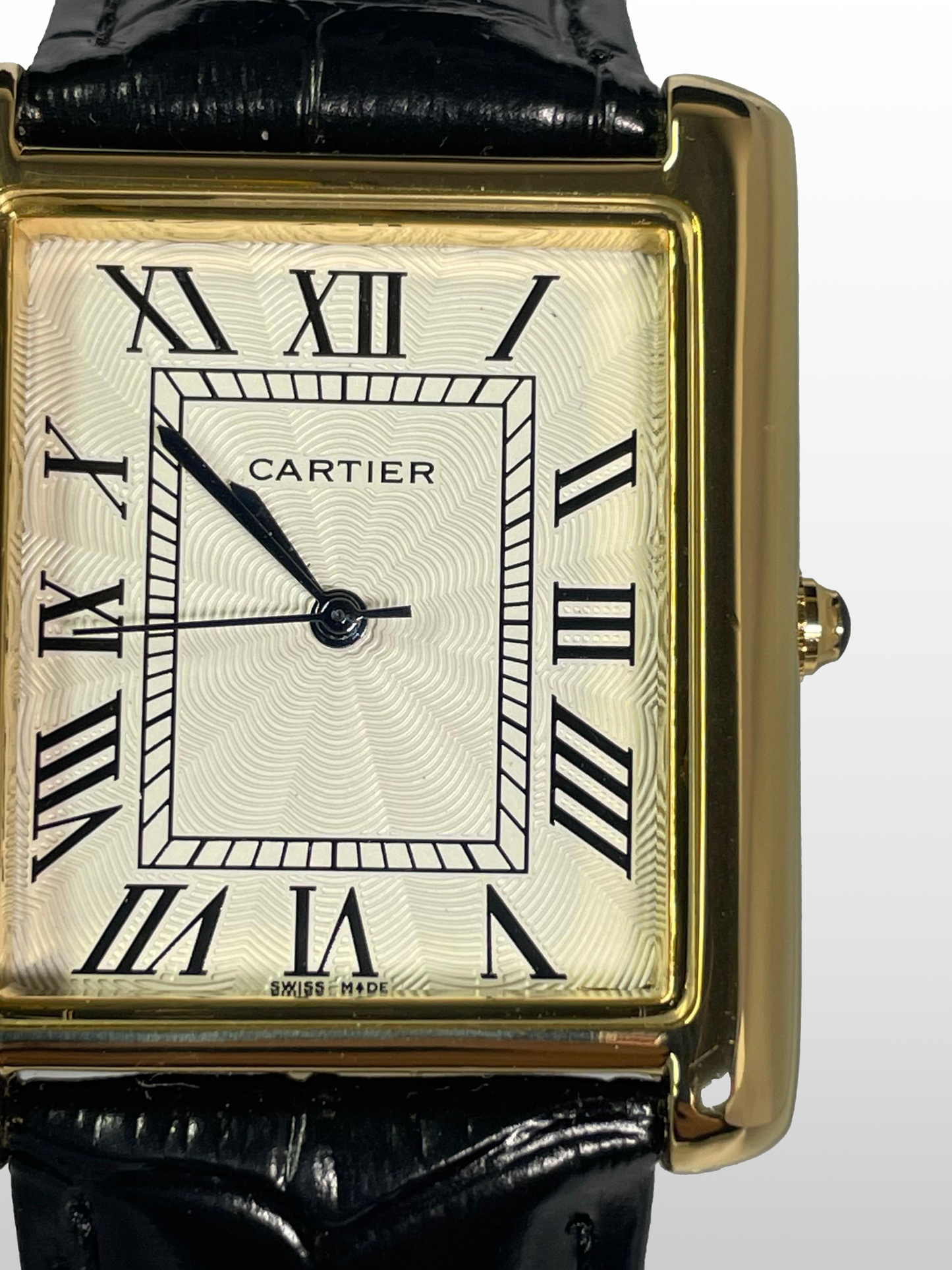 Cartier Tank Black Strap