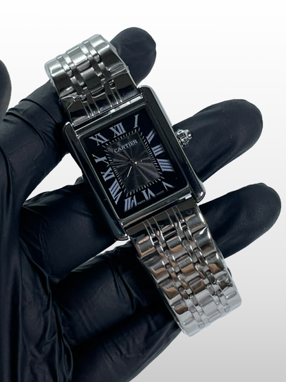 Cartier Tank Black Dial