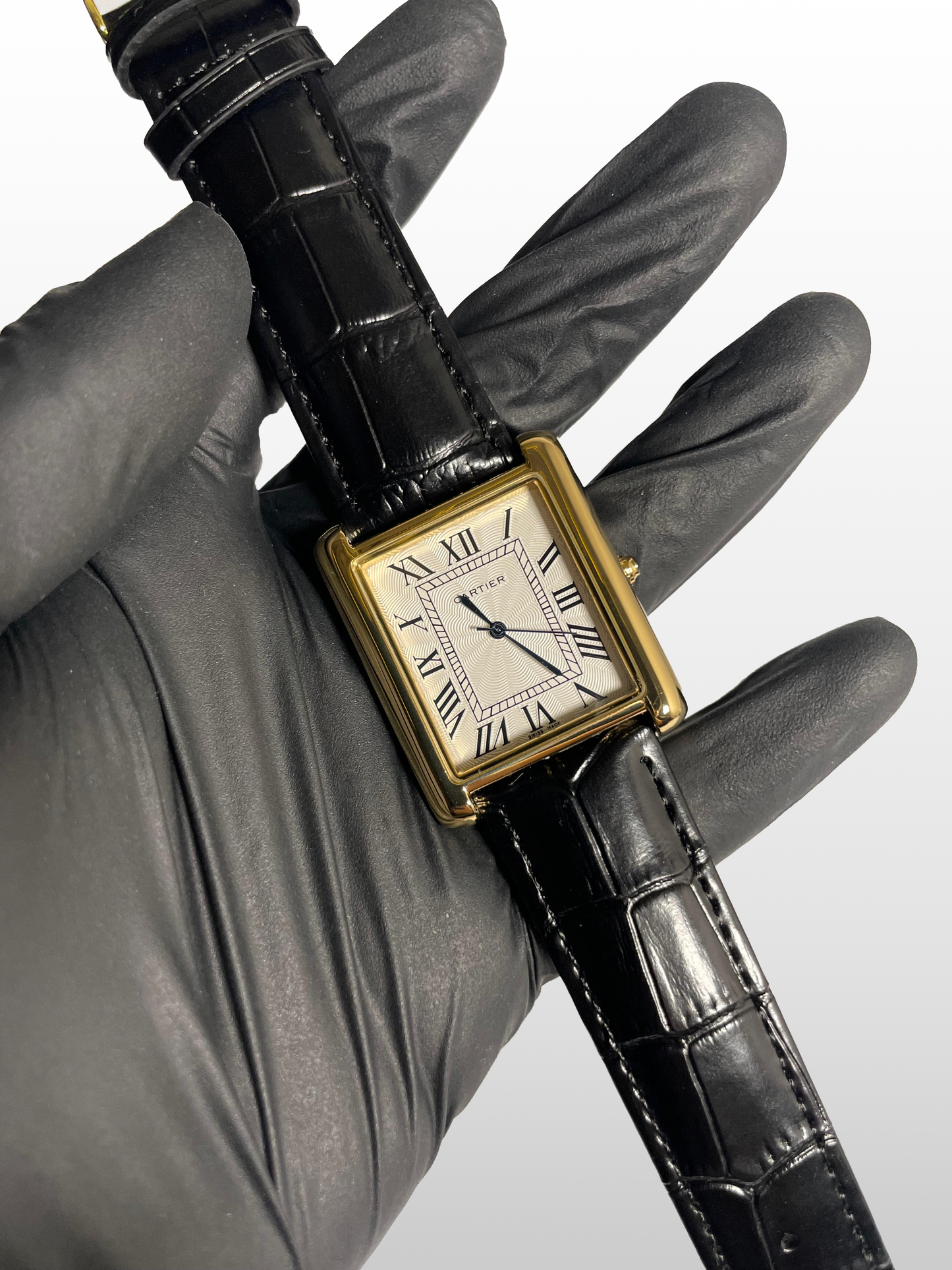 Cartier Tank Black Strap