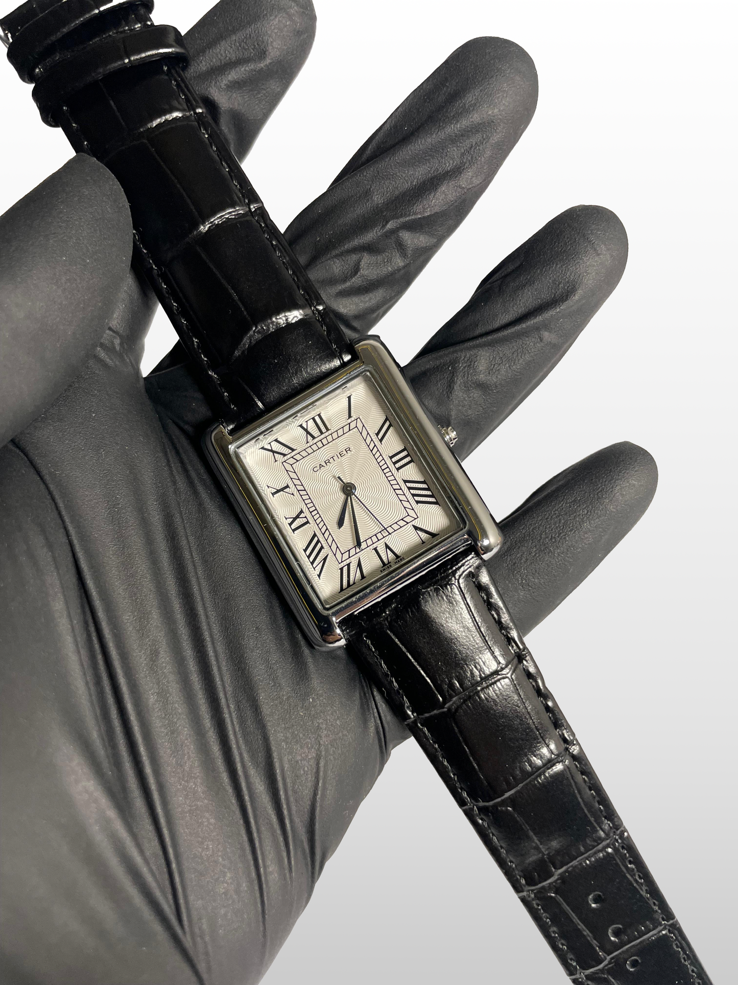 Cartier Tank Black Strap