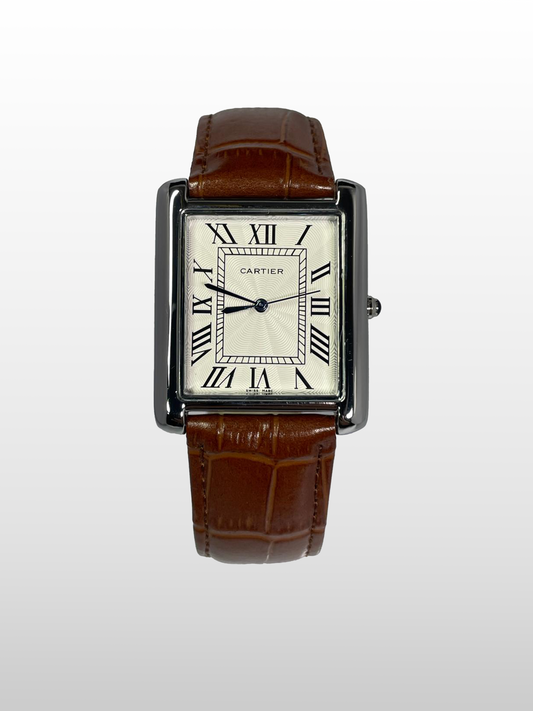 Cartier Tank Brown Strap