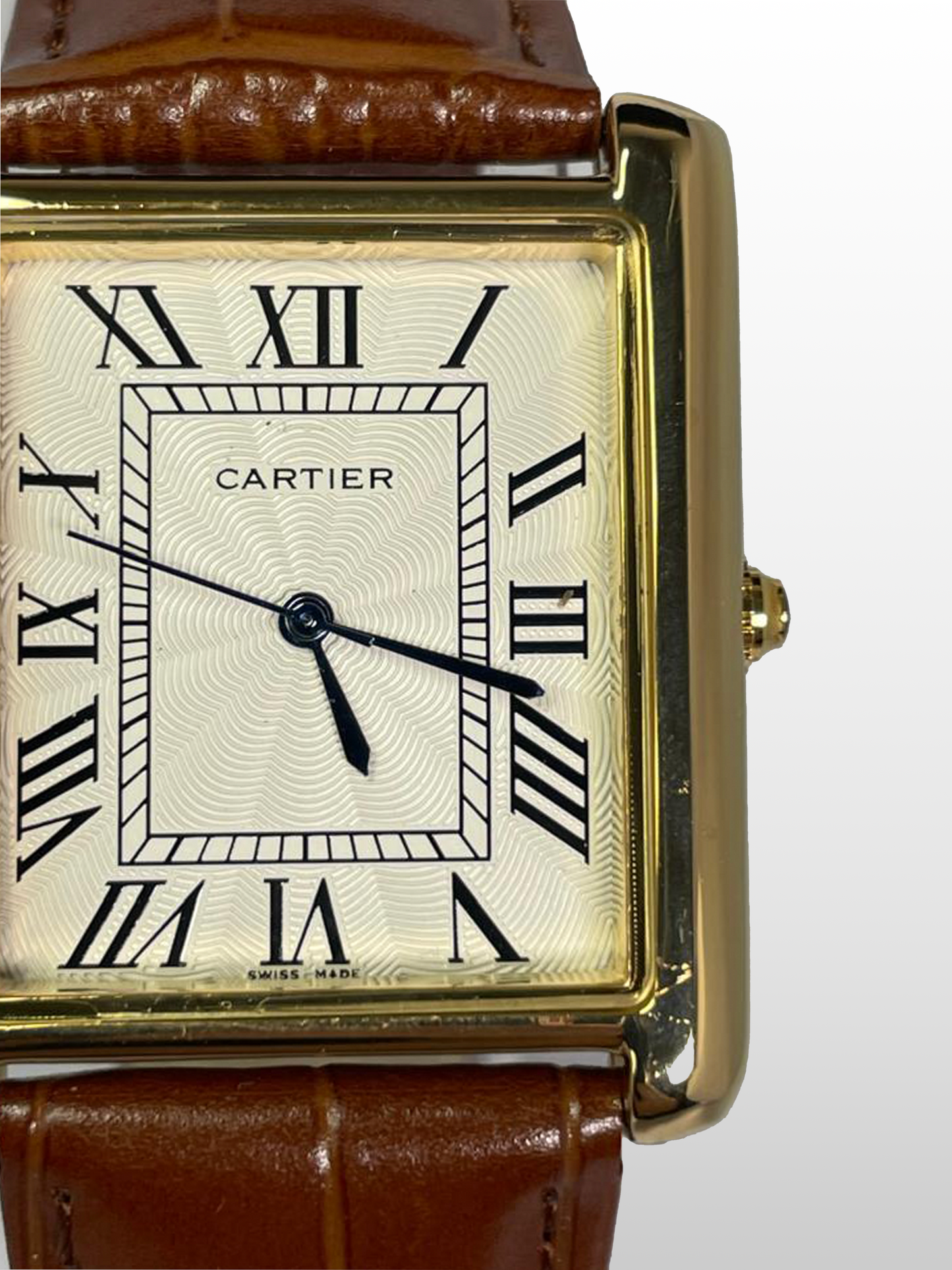 Cartier Tank Brown Strap