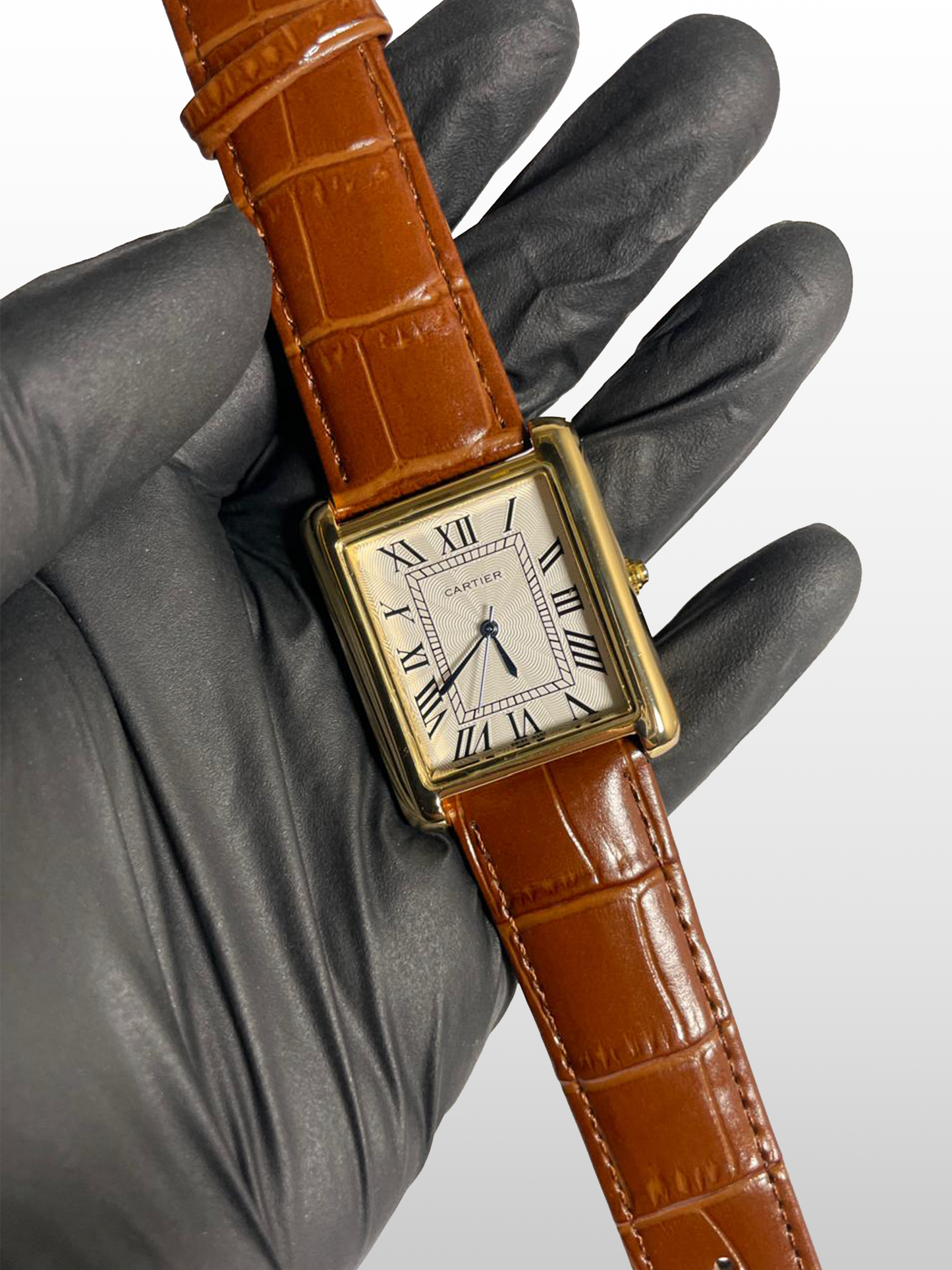 Cartier Tank Brown Strap