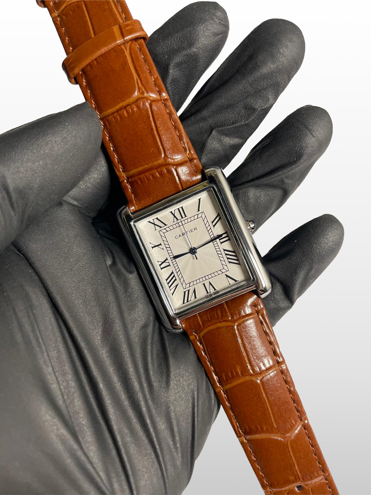 Cartier Tank Brown Strap