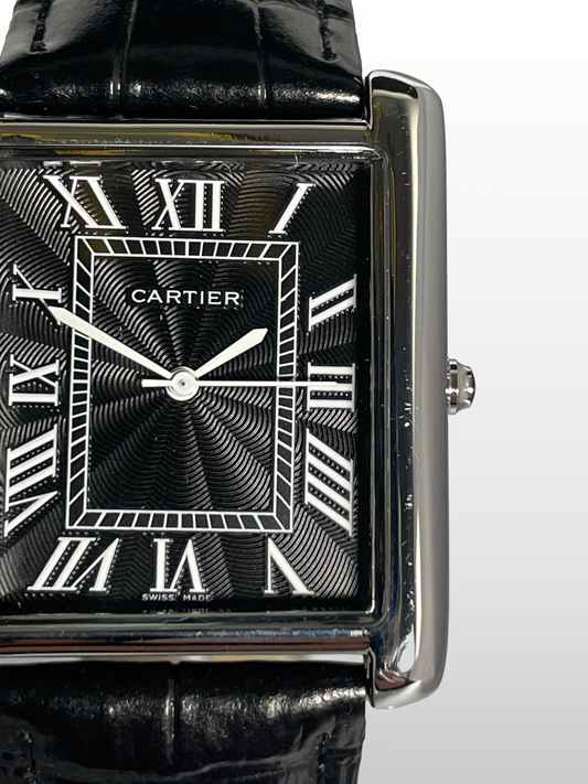 Cartier Tank Black Dial