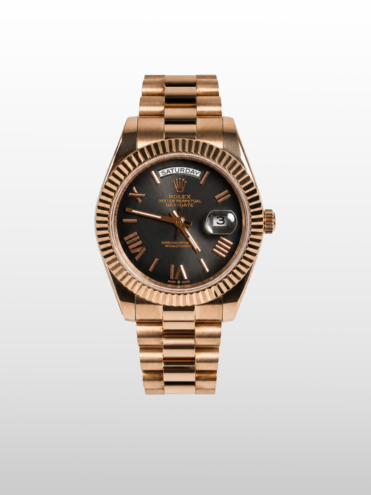 Rolex Day-Date Everose Gold|Master Quality|Automatic Movement|Water Resistant|Sapphire Glass|Stainless Steel