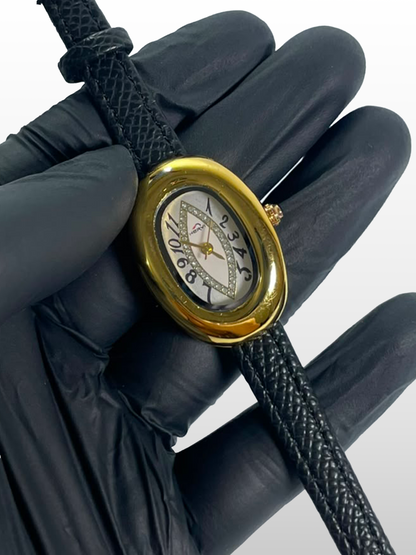 Heryi Oval Marquise Black