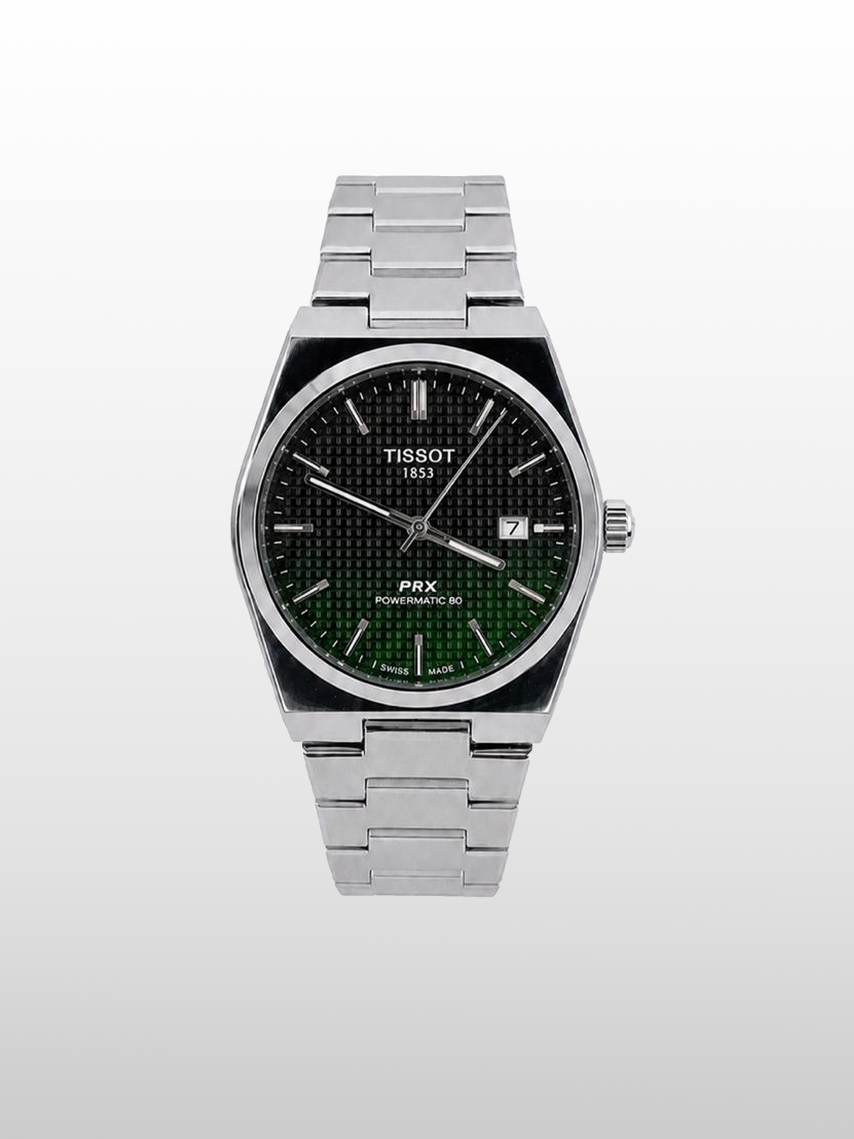 Tissot PRX Powermatic Black-Green Gradient Dial