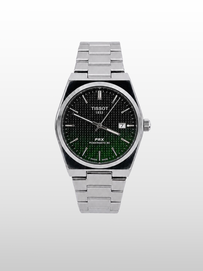 Tissot PRX Powermatic Black-Green Gradient Dial
