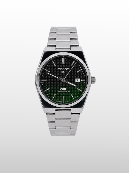Tissot PRX Powermatic Black-Green Gradient Dial