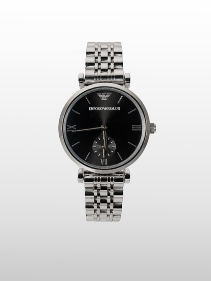 Emporio Armani Midnight Black|Water Resistant|Stainless Steel