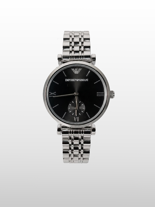 Emporio Armani Midnight Black|Water Resistant|Stainless Steel