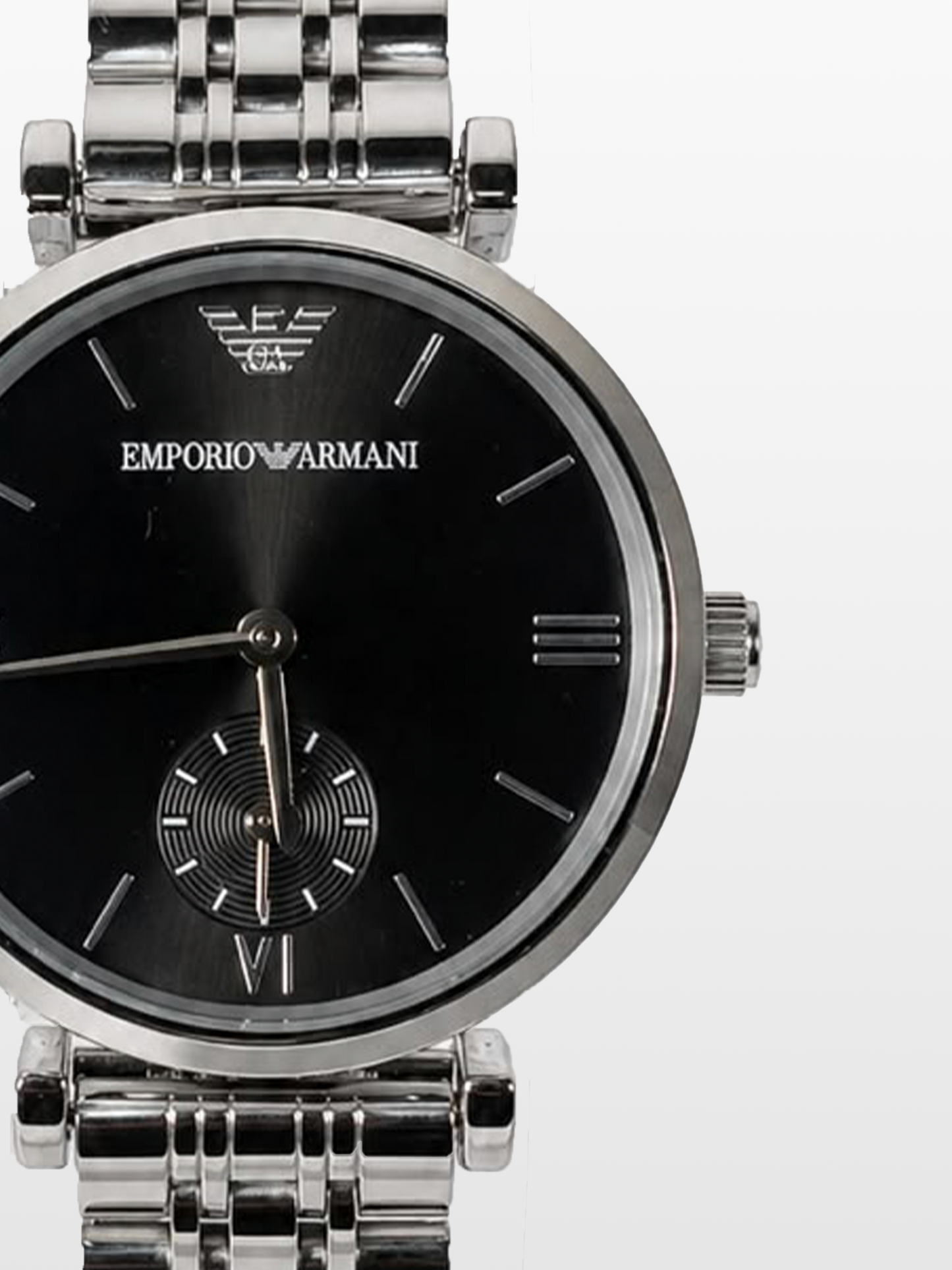 Emporio Armani Midnight Black|Water Resistant|Stainless Steel