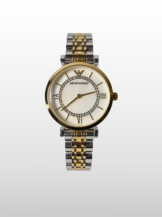 Emporio Armani Two-Tone|Water Resistant|Stainless Steel