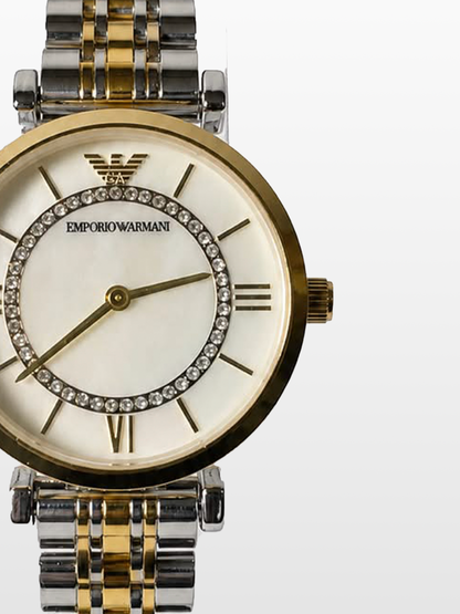 Emporio Armani Two-Tone|Water Resistant|Stainless Steel