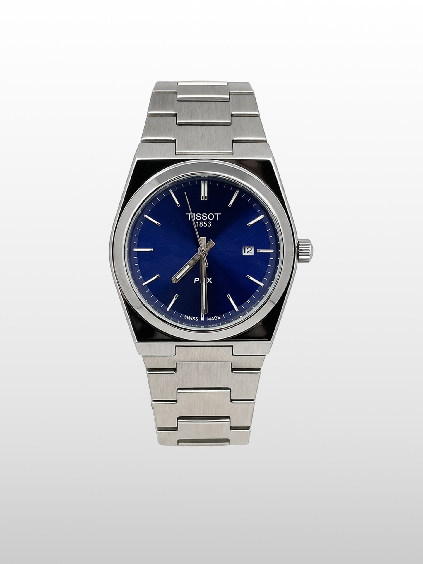 Tissot PRX Sunburst Blue| Water Resistant| Sapphire Crystal|   Stainless Steel