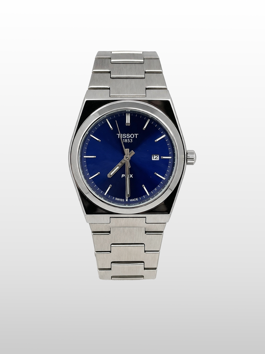 Tissot PRX Sunburst Blue| Water Resistant| Sapphire Crystal|   Stainless Steel