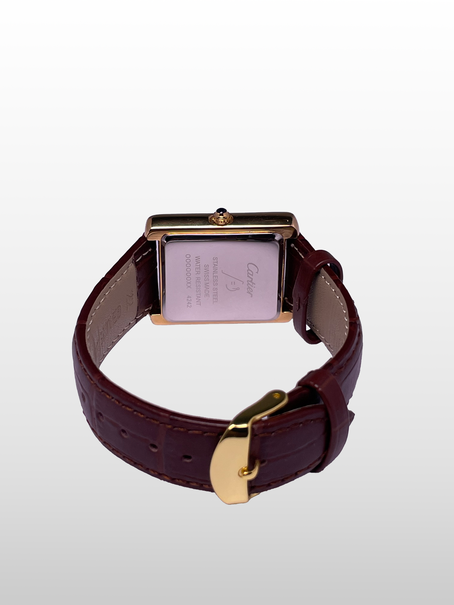 Cartier Tank Brown Strap