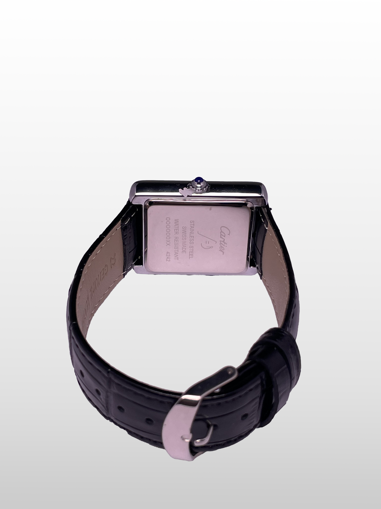 Cartier Tank Black Strap