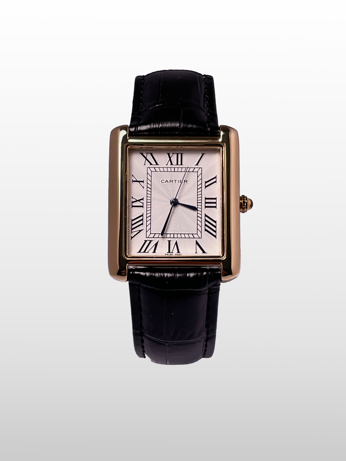 Cartier Tank Black Strap