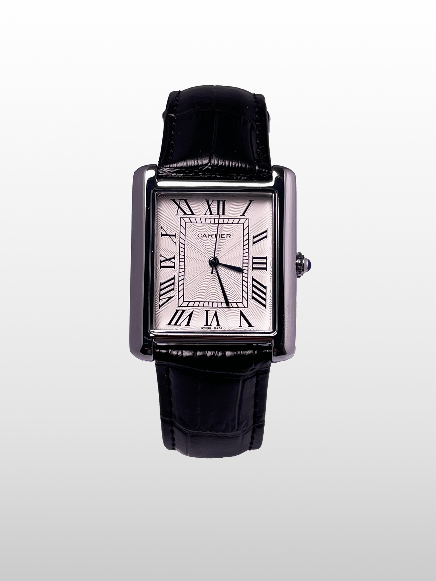 Cartier Tank Black Strap