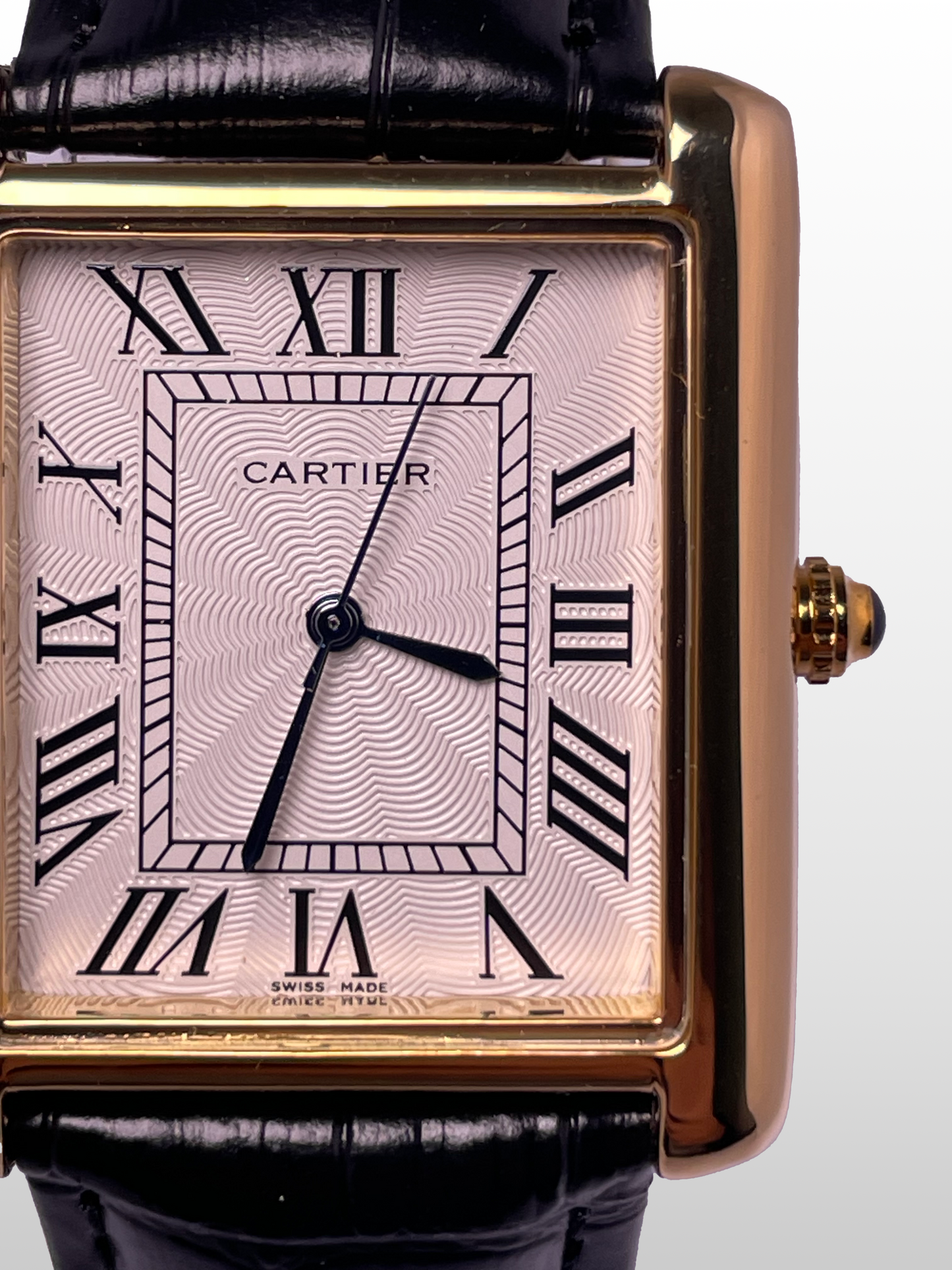 Cartier Tank Black Strap