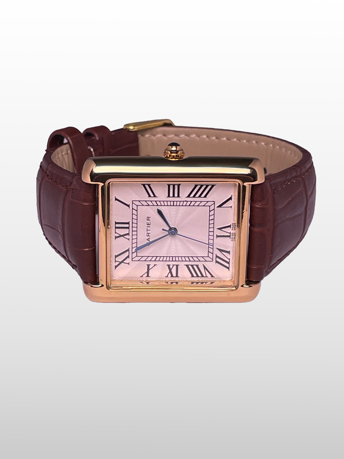 Cartier Tank Brown Strap