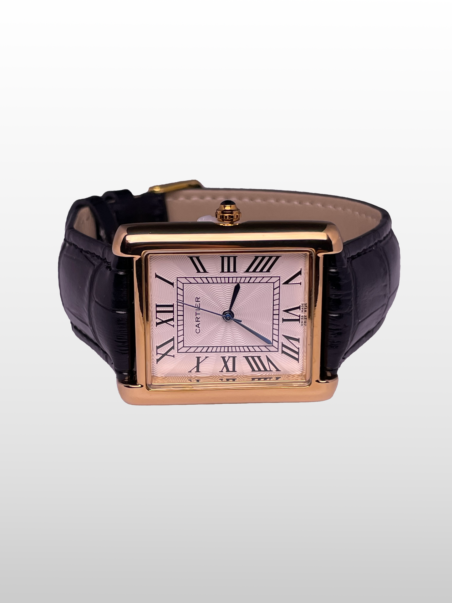 Cartier Tank Black Strap
