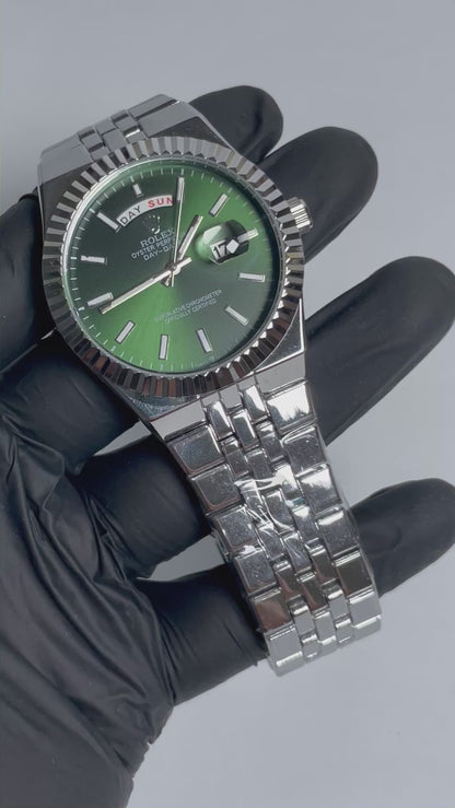 Rolex Land-Dweller Day-Date Olive Green
