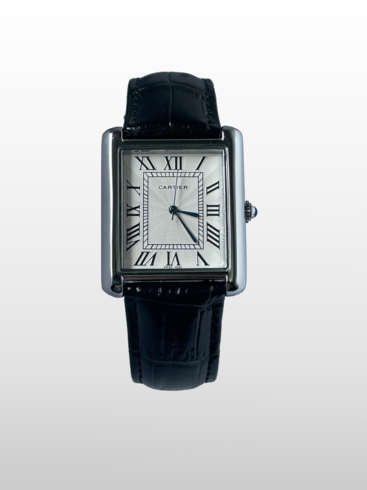 Cartier Tank Black Strap